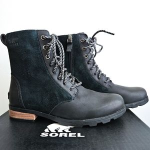 NEW Sorel Emelie Lace Waterproof Boots